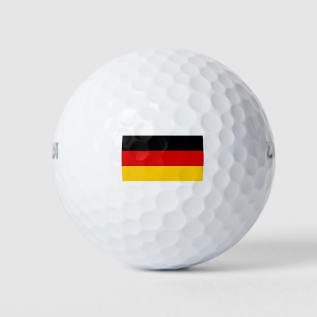 Balles De Golf Drapeau Allemagne (Devant)