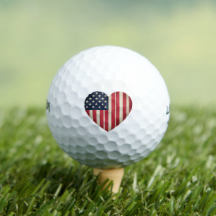 Balles De Golf Drapeau américain du 4 juillet Drapeau patriotique