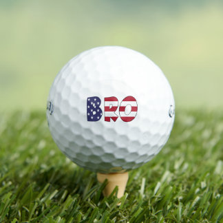 Balles de golf drapeau américain patriotique cadea