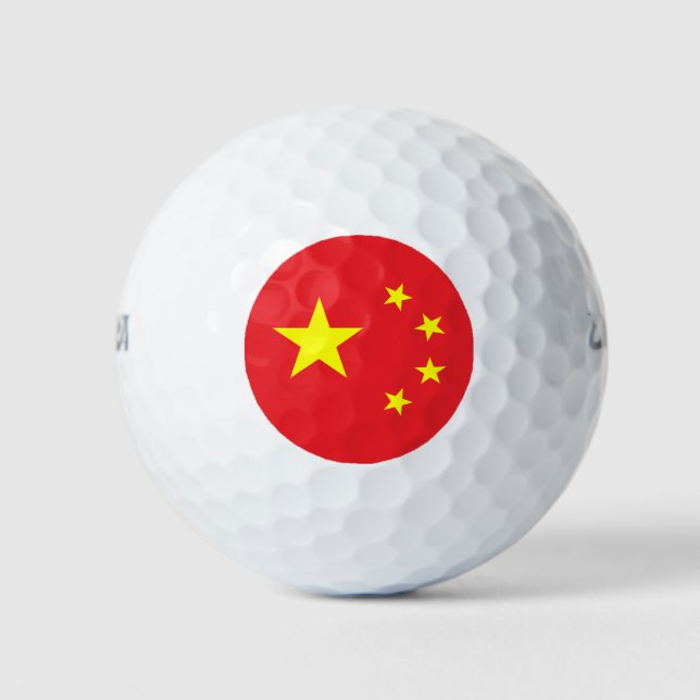 Balles De Golf Drapeau chinois (Devant)