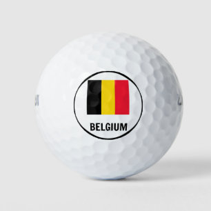 Balles De Golf Drapeau de Belgique