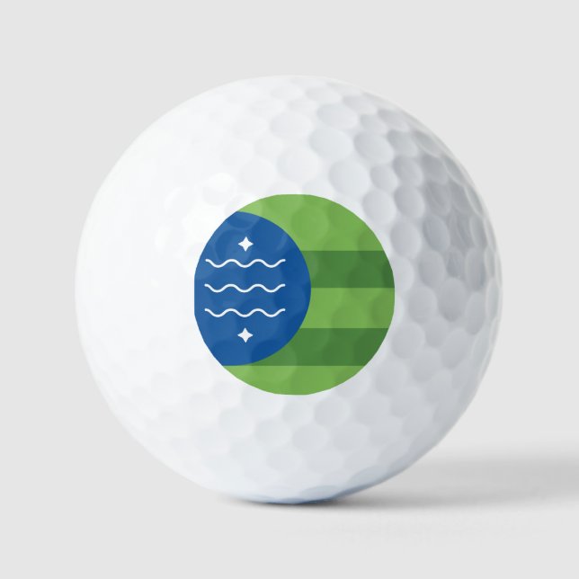 Balles De Golf Drapeau de Bellingham, Washington (Recto)