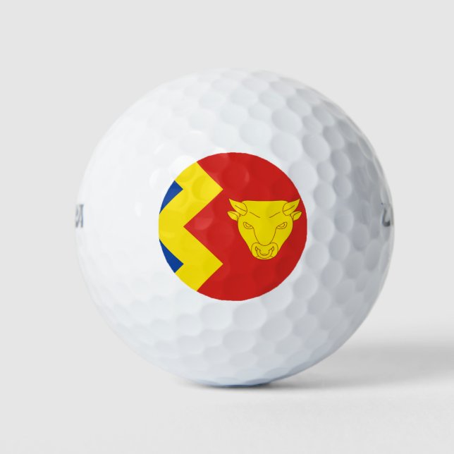 Balles De Golf Drapeau de Birmingham, UK (Devant)