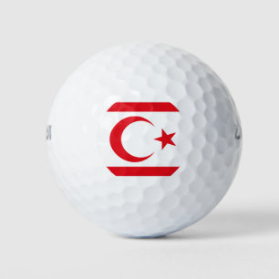 Balles De Golf Drapeau de Chypre du Nord