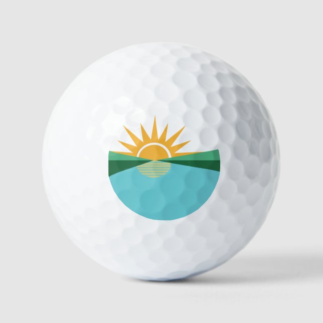 Balles De Golf Drapeau de Coral Springs, Floride (Recto)