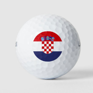 Balles De Golf Drapeau de Croatie