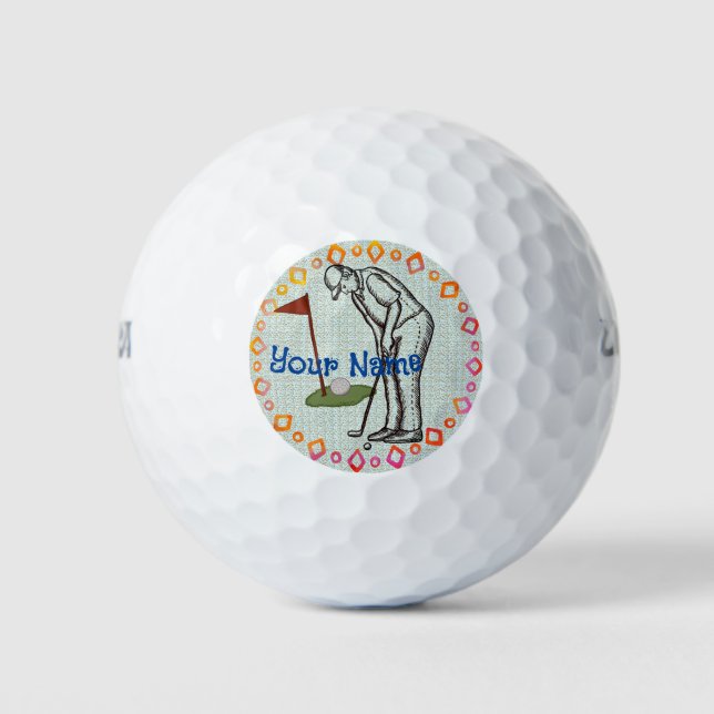 Balles De Golf Drapeau de golf (Devant)