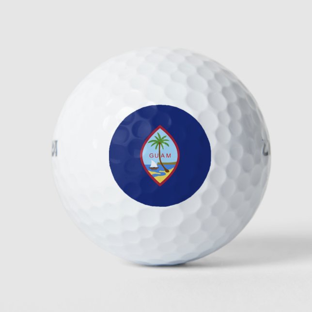 Balles De Golf Drapeau de Guam (Devant)