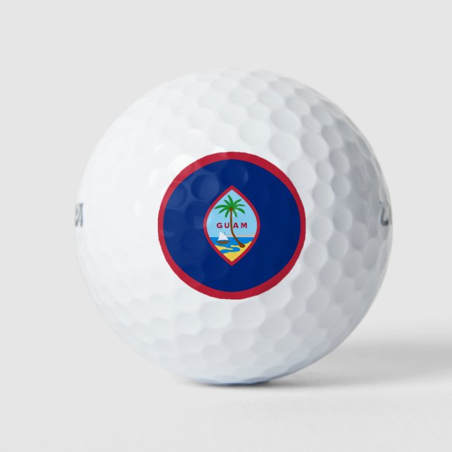 Balles De Golf Drapeau de Guam (Devant)