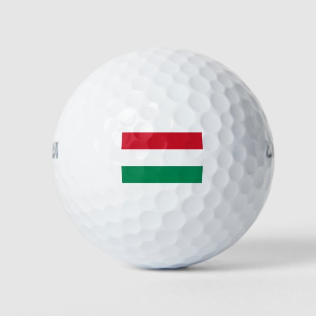 Balles De Golf Drapeau de Hongrie (Devant)