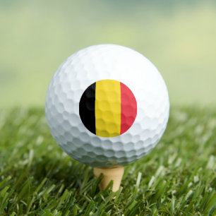 Balles De Golf Drapeau de la Belgique