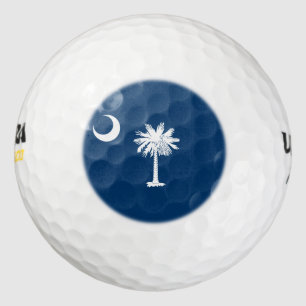 Balles De Golf Drapeau de la Caroline du Sud, drapeau de l'État a