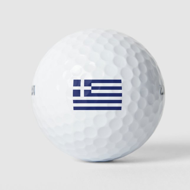Balles De Golf Drapeau de la Grèce (Devant)