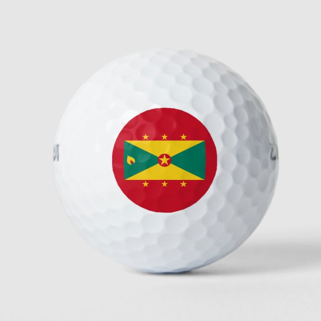 Balles De Golf Drapeau de la Grenade (Devant)