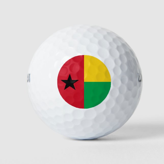 Balles De Golf Drapeau de la Guinée Bissau (Devant)