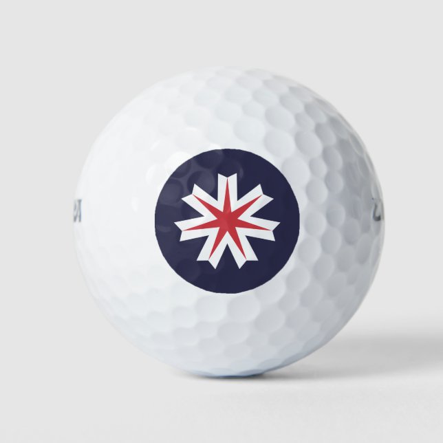 Balles De Golf Drapeau de la préfecture d'Hokkaido, Japon (Devant)