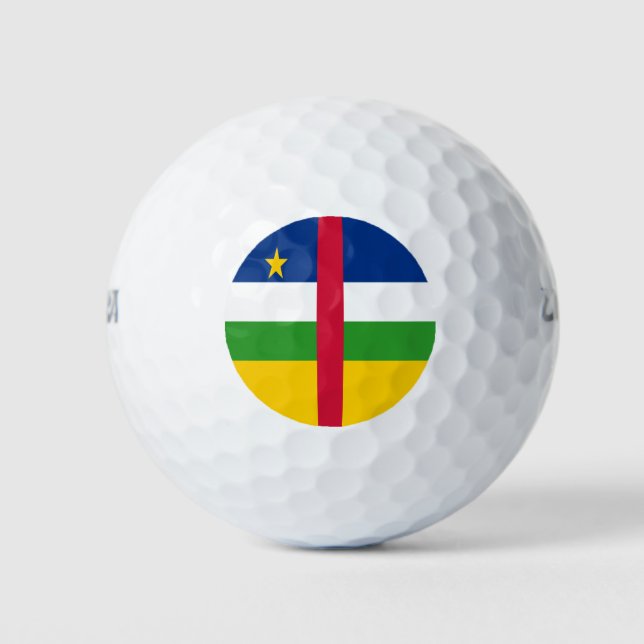 Balles De Golf Drapeau de la République centrafricaine (Devant)
