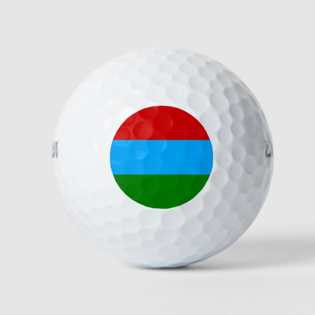 Balles De Golf Drapeau de la République de Karelia (Devant)