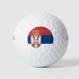 Balles De Golf Drapeau de la Serbie