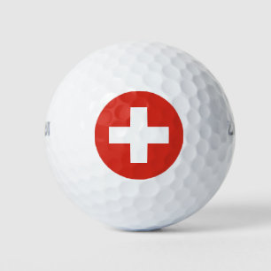 Balles De Golf Drapeau de la Suisse