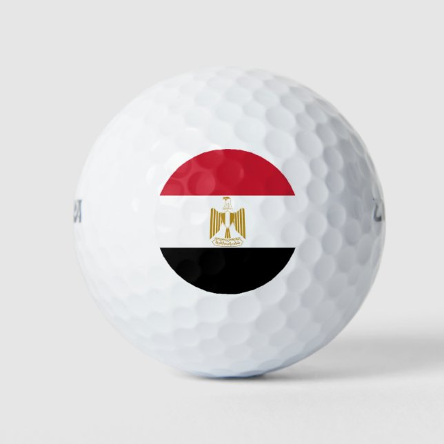 Balles De Golf Drapeau de l'Égypte (Devant)