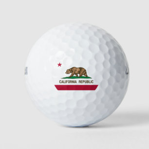 Balles De Golf Drapeau de l'État de la République de Californie