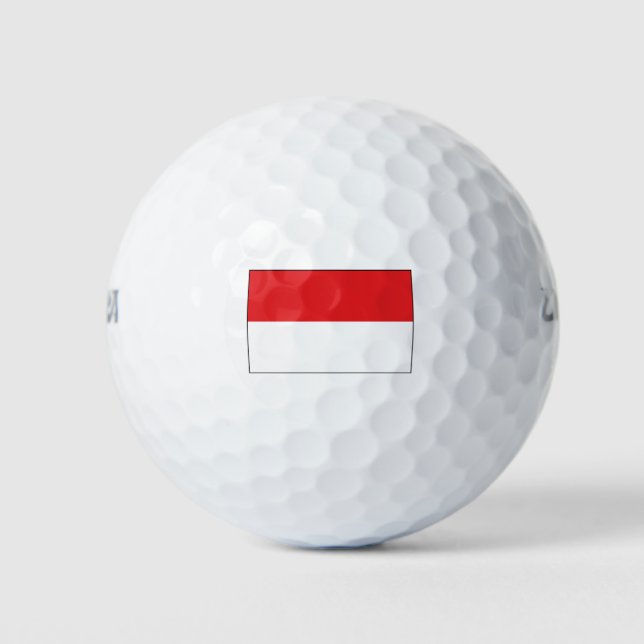 Balles De Golf Drapeau de l'Indonésie (Devant)