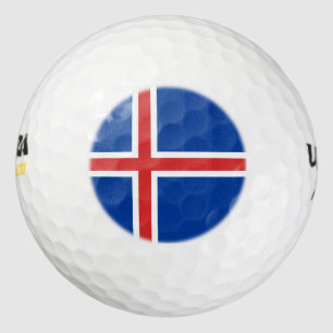 Balles De Golf Drapeau de l'Islande