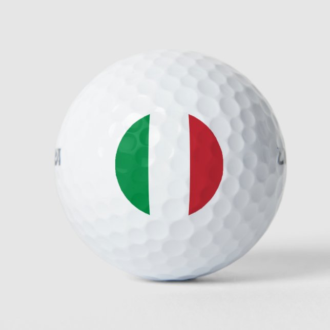 Balles De Golf Drapeau de l'Italie (Devant)