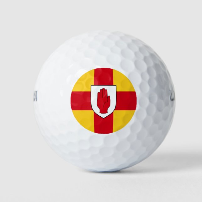 Balles De Golf Drapeau de l'Ulster (Devant)