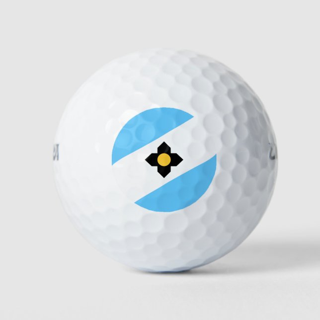 Balles De Golf Drapeau de Madison, Wisconsin Golf Balls (Devant)