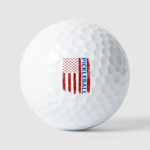Balles De Golf Drapeau de Pickleball - En train de jouer au Pickl