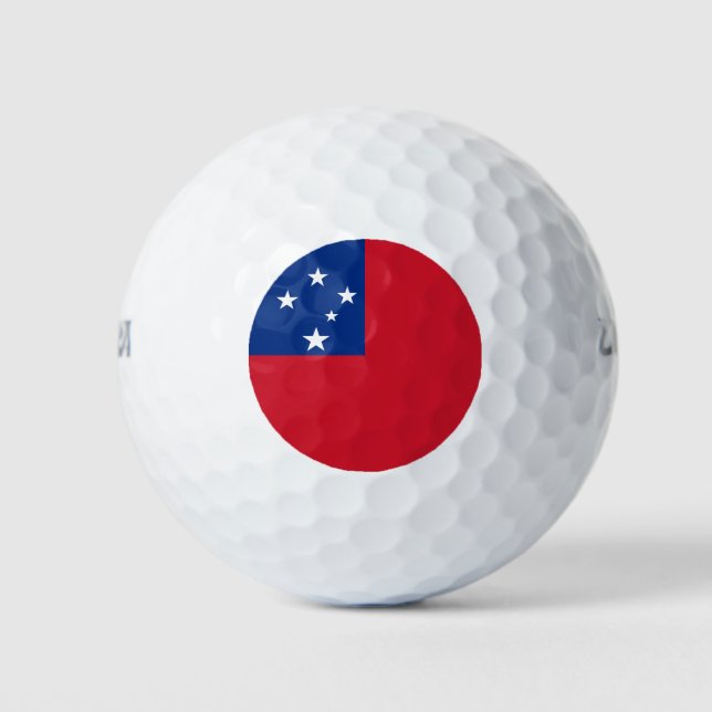Balles De Golf Drapeau de Samoa (Devant)
