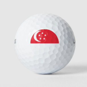 Balles De Golf Drapeau de Singapour