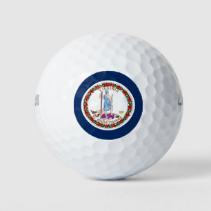 Balles De Golf Drapeau de Virginie