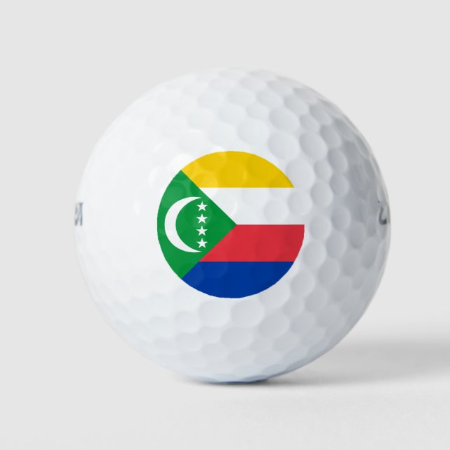Balles De Golf Drapeau des Comores (Devant)