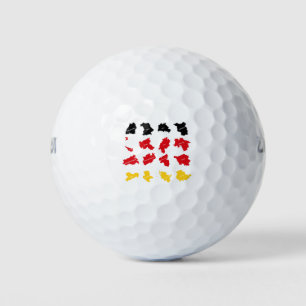 Balles De Golf Drapeau des États allemands