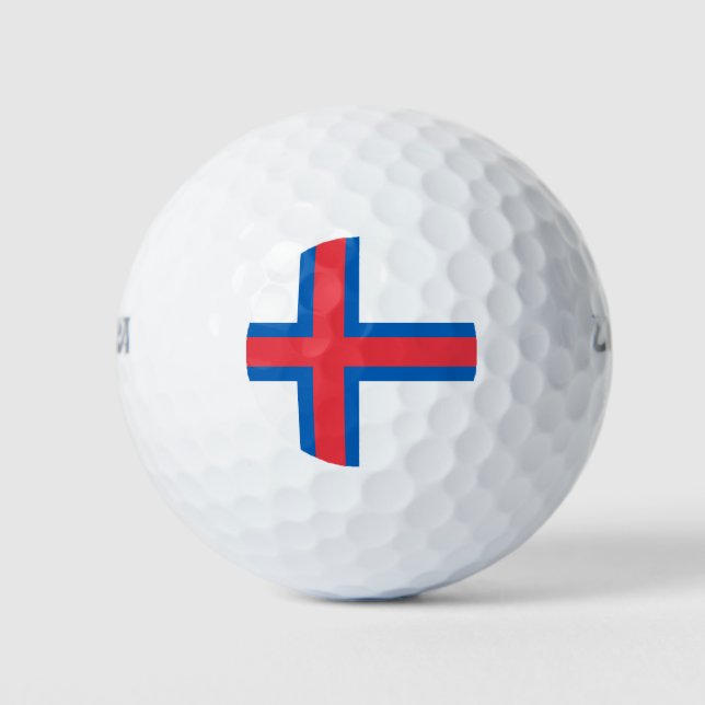 Balles De Golf Drapeau des îles Féroé (Devant)