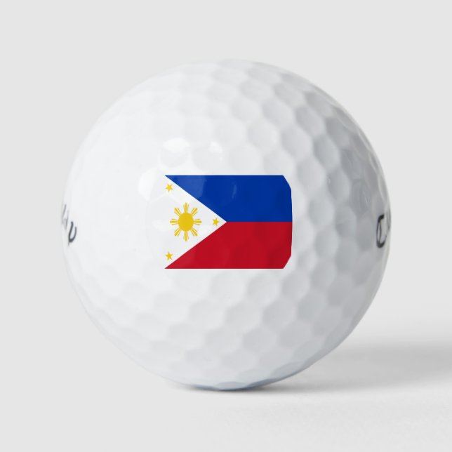 Balles De Golf drapeau des Philippines (Devant)