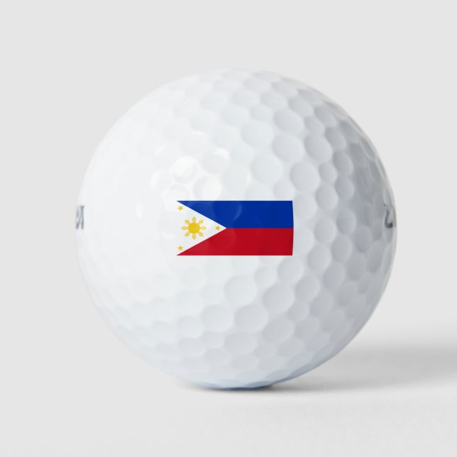 Balles De Golf Drapeau des Philippines (Devant)