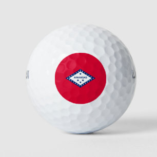Balles De Golf Drapeau d'État Arkansas