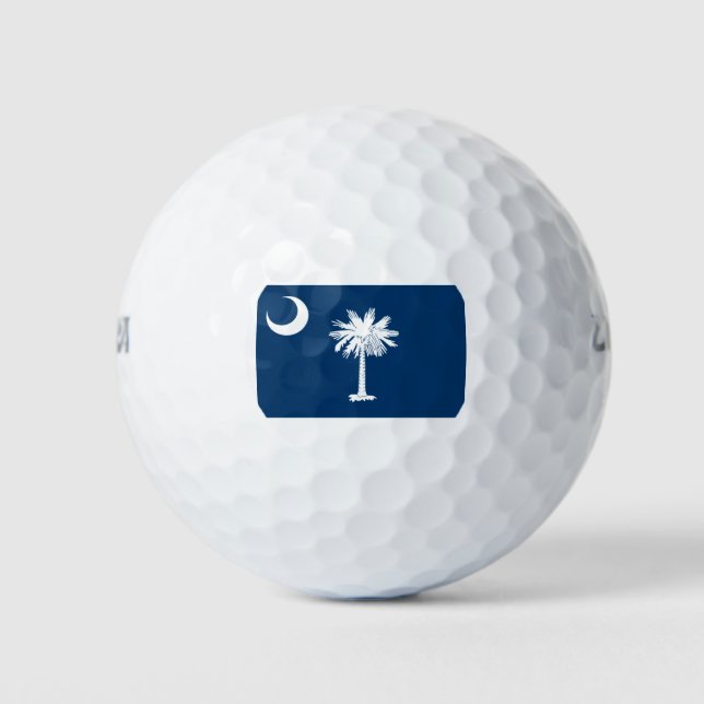 Balles De Golf Drapeau d'État de Caroline du Sud (Devant)