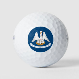 Balles De Golf Drapeau d'État de Louisiane