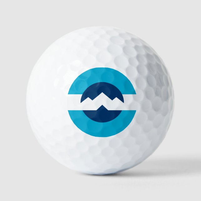 Balles De Golf Drapeau d'Ogden, Utah (Recto)