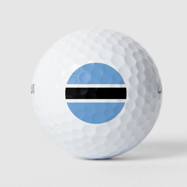 Balles De Golf Drapeau du Botswana (Devant)