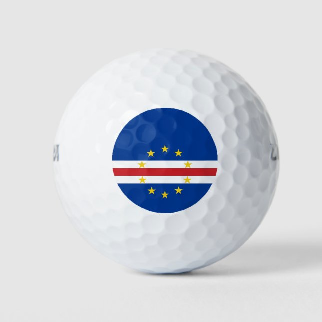 Balles De Golf Drapeau du Cap-Vert (Devant)