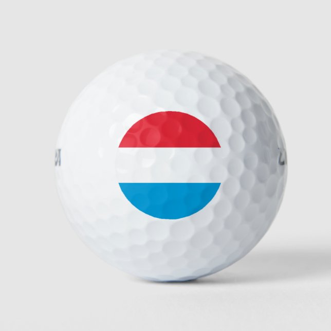 Balles De Golf Drapeau du Luxembourg (Devant)