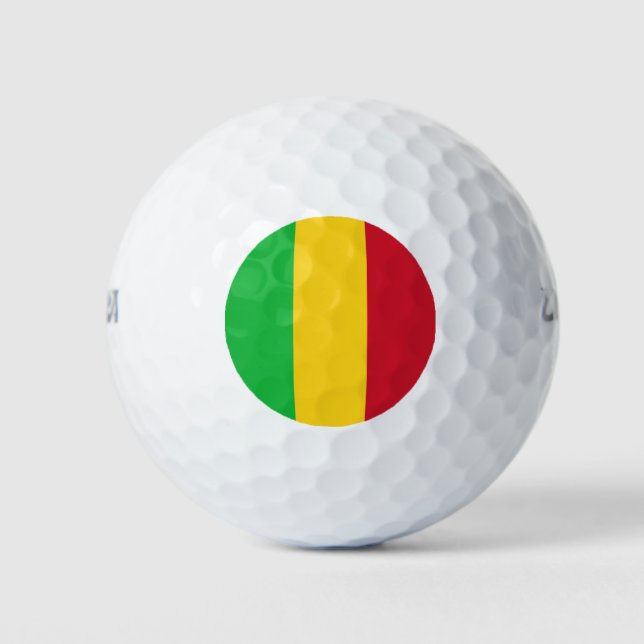 Balles De Golf Drapeau du Mali (Devant)