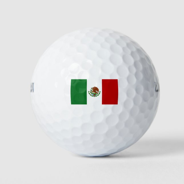 Balles De Golf Drapeau du Mexique (Devant)