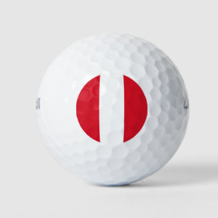 Balles De Golf Drapeau du Pérou